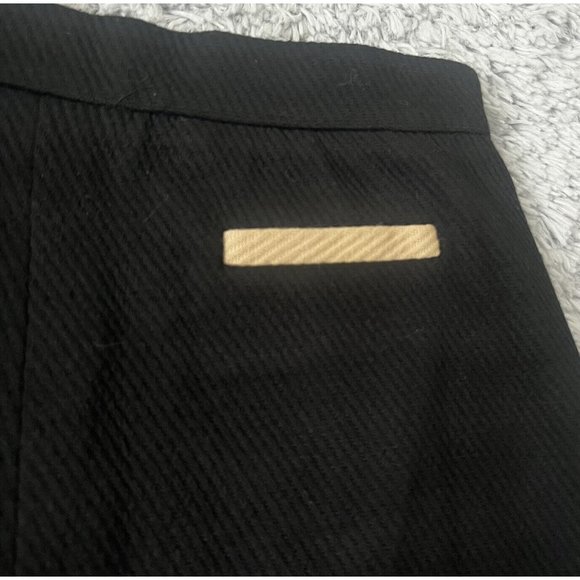 M MISSONI Black Wool Blend Mini Skirt Size 6 Made In Italy Rare Knit Casual - Picture 2 of 6